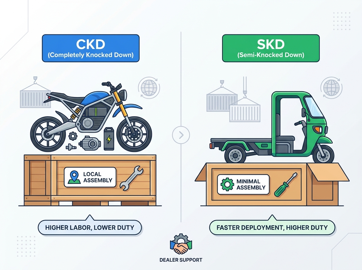 Elektrikli Motosiklet Montajı